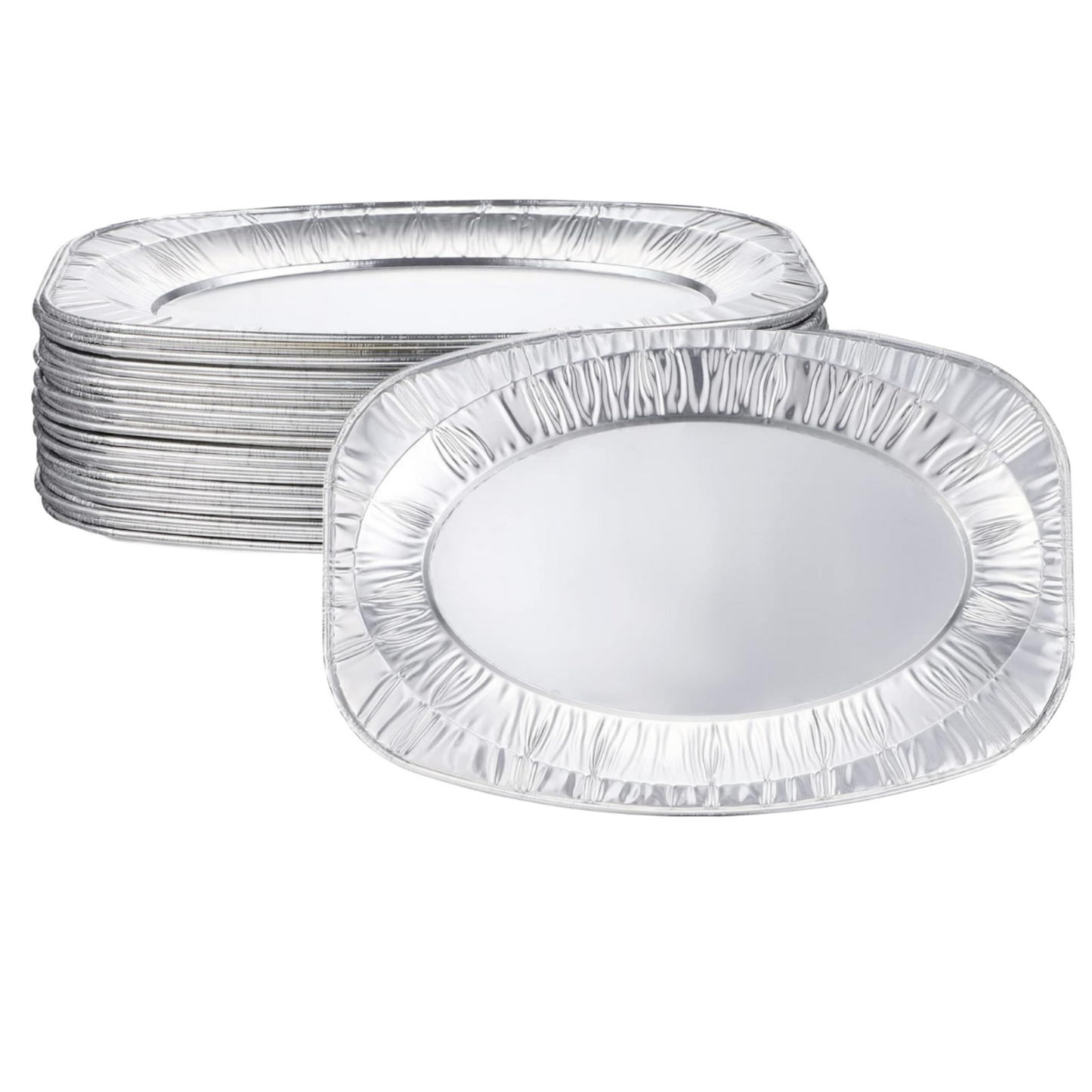 Aluminium Catering Serving Platters Party Foil Platters 14", 17" Foil Trays