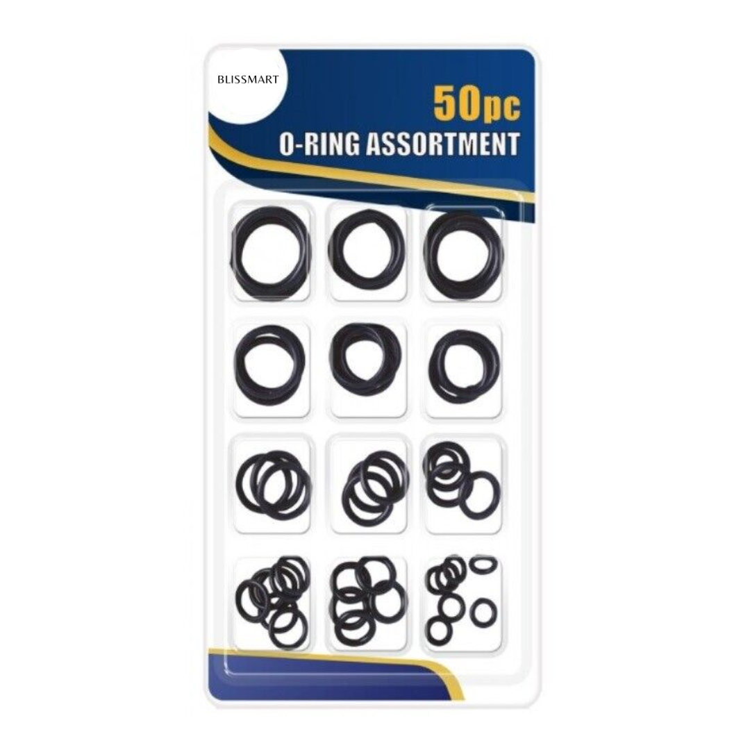Assorted O RING SET Rubber Seals Tap Plumbing O-Ring Washer Kit Pack 50Pc