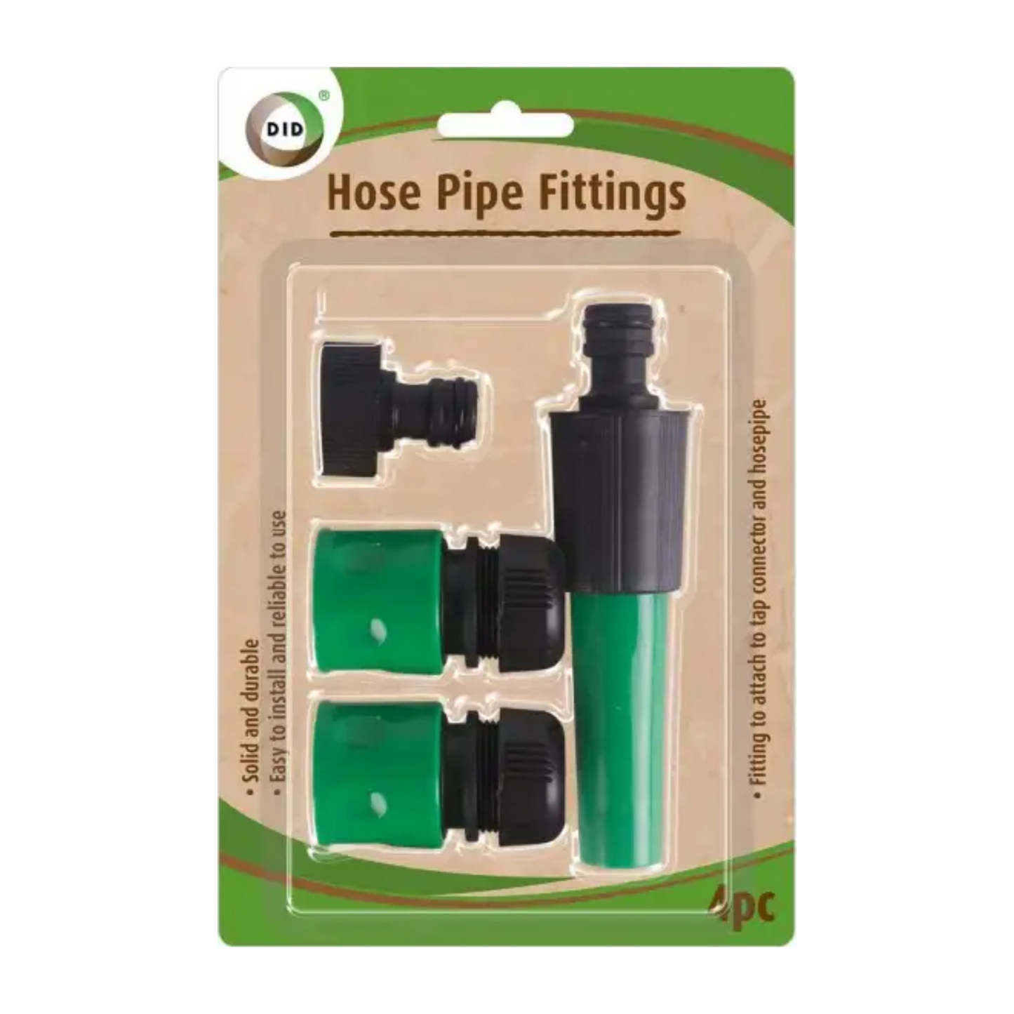 WATER HOSE TAP CONNECTIONS 18 PIECE SET GARDEN HOSE PIPE FITTINGS