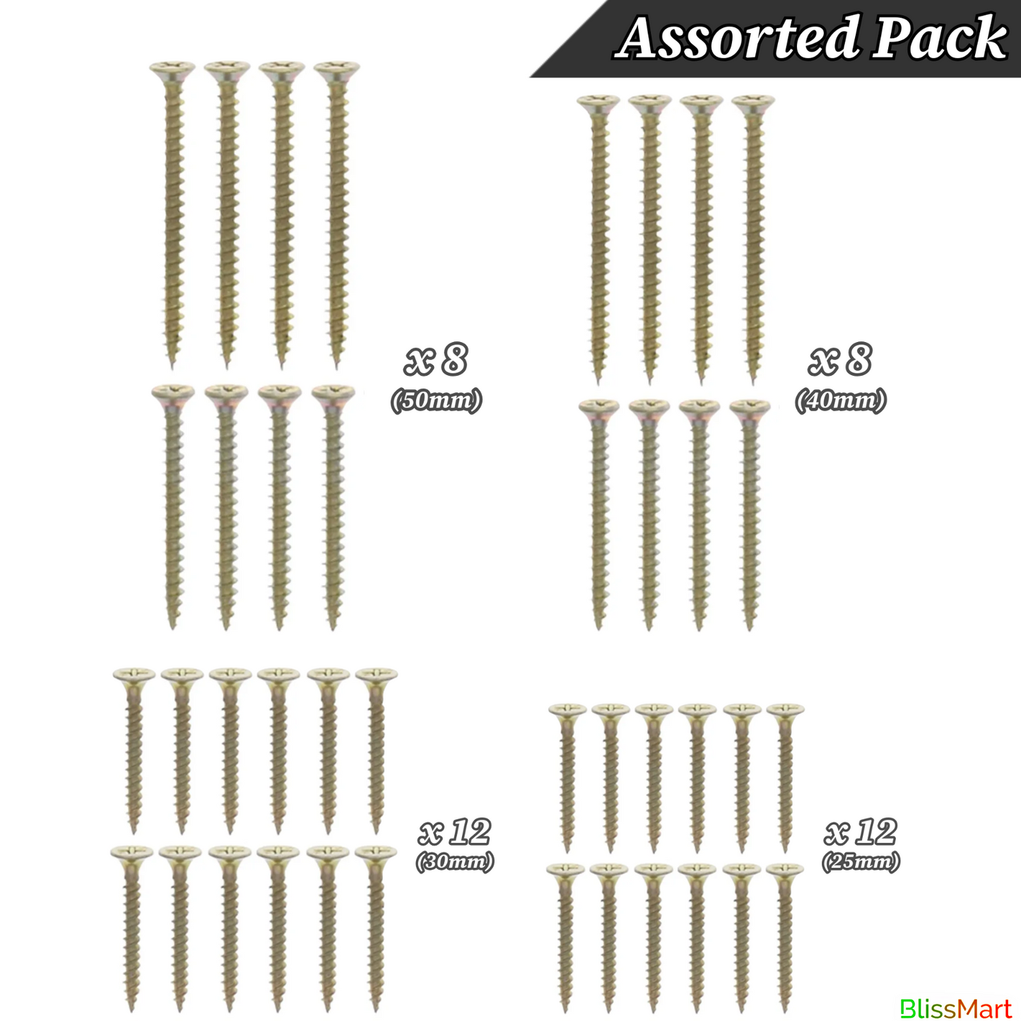 NAIL/SCREW/PLUG ASSORTED SET Tack Rawl Wall Anchor Galvanised Wood Fixing Kit