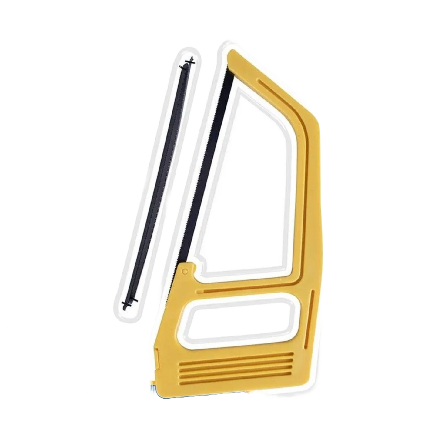 Junior Hacksaw Frame Blade 6'' 150mm Cutting Plastic +2 Extra Blades for Toolbox