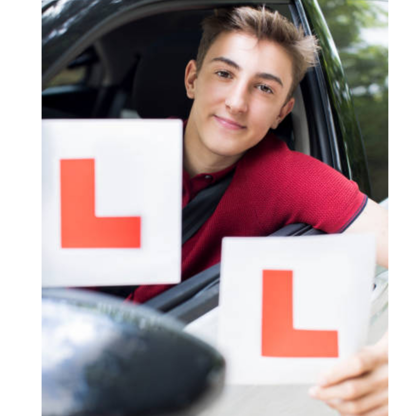 Magnetic L Plates UK Learner Car Driver Plate Sign Exterior Sticker Durable 2pc