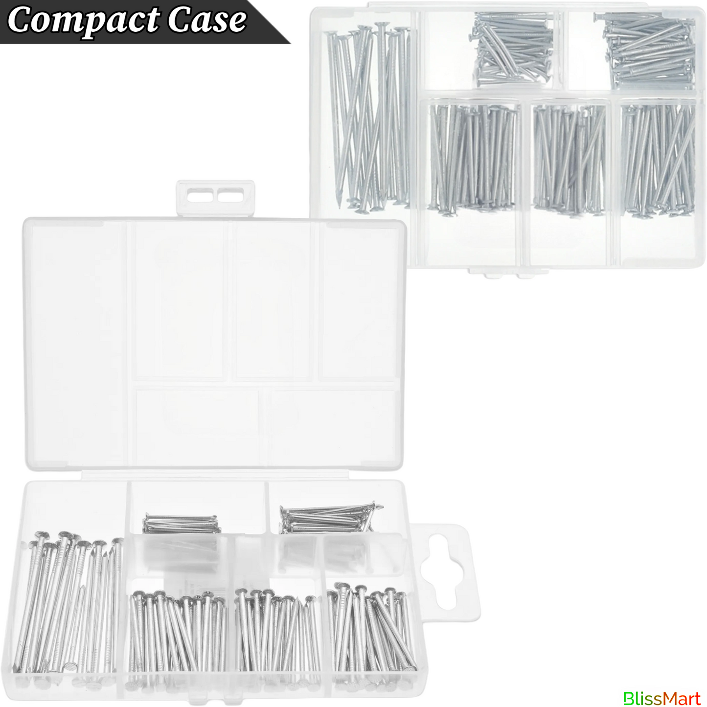 NAIL/SCREW/PLUG ASSORTED SET Tack Rawl Wall Anchor Galvanised Wood Fixing Kit