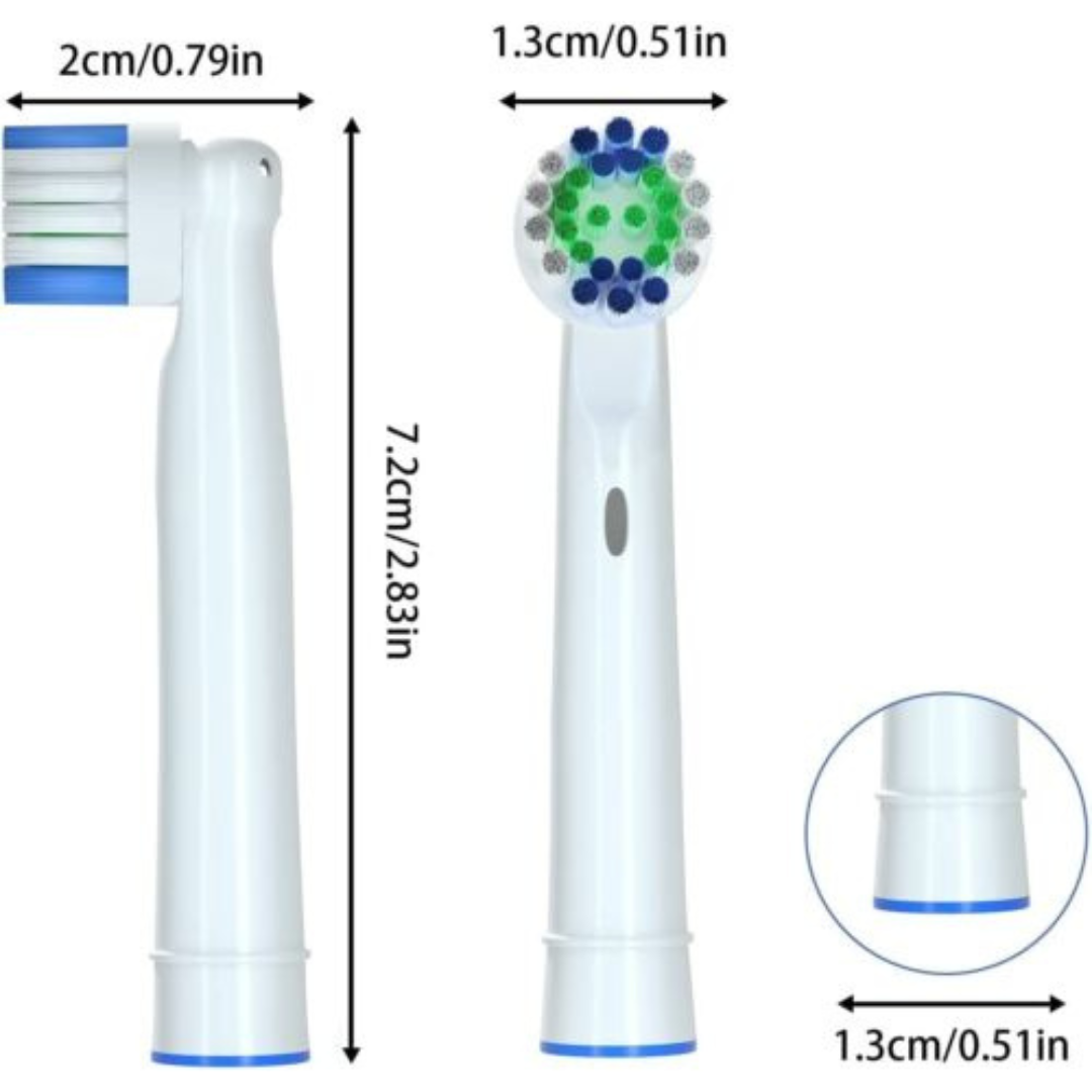 Electric Toothbrush Heads Compatible With Oral B Braun Replacement brush Head X4