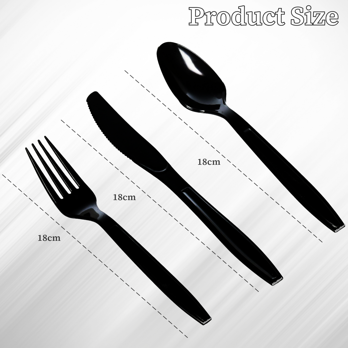 Reusable Plastic Cutlery Set – Spoons, Forks & Knives | Durable, Washable & Eco-Friendly Tableware for Home, Events & Catering