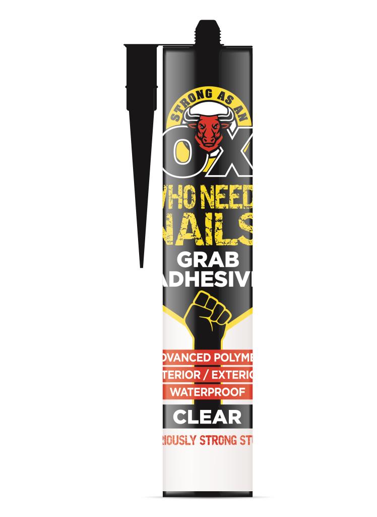 SAAO "Who Needs Nails" Clear Grab Adhesive 280g | High Power, Multi-Surface Bond