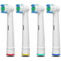 Electric Toothbrush Heads Compatible With Oral B Braun Replacement brush Head X4