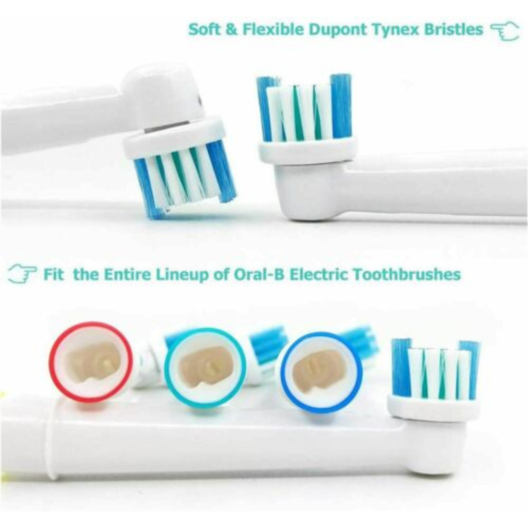 Electric Toothbrush Heads Compatible With Oral B Braun Replacement brush Head X4