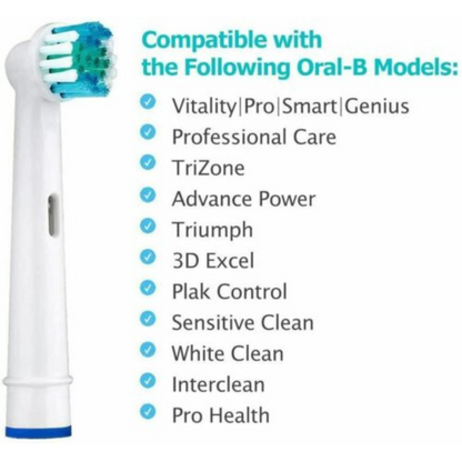 Electric Toothbrush Heads Compatible With Oral B Braun Replacement brush Head X4