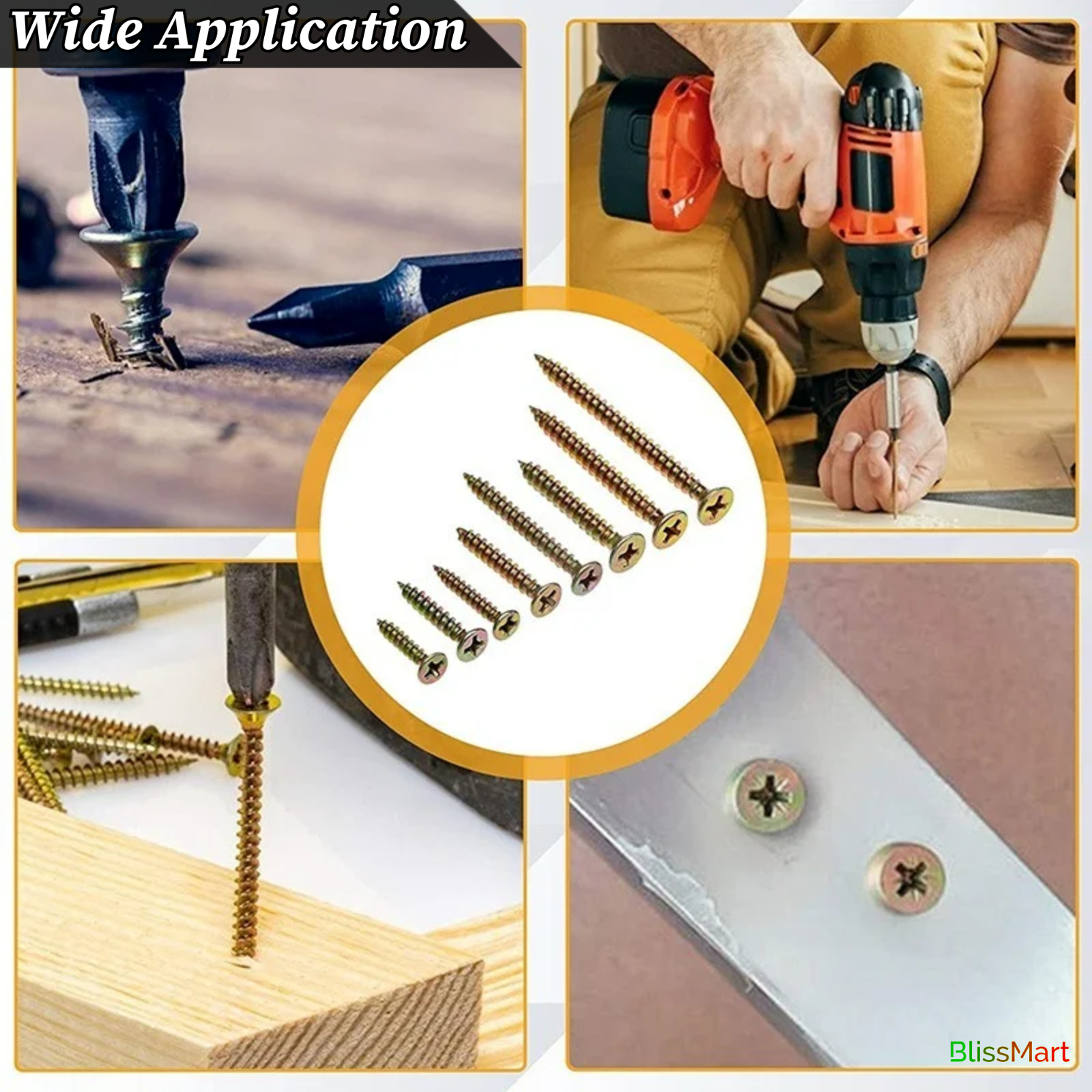 NAIL/SCREW/PLUG ASSORTED SET Tack Rawl Wall Anchor Galvanised Wood Fixing Kit