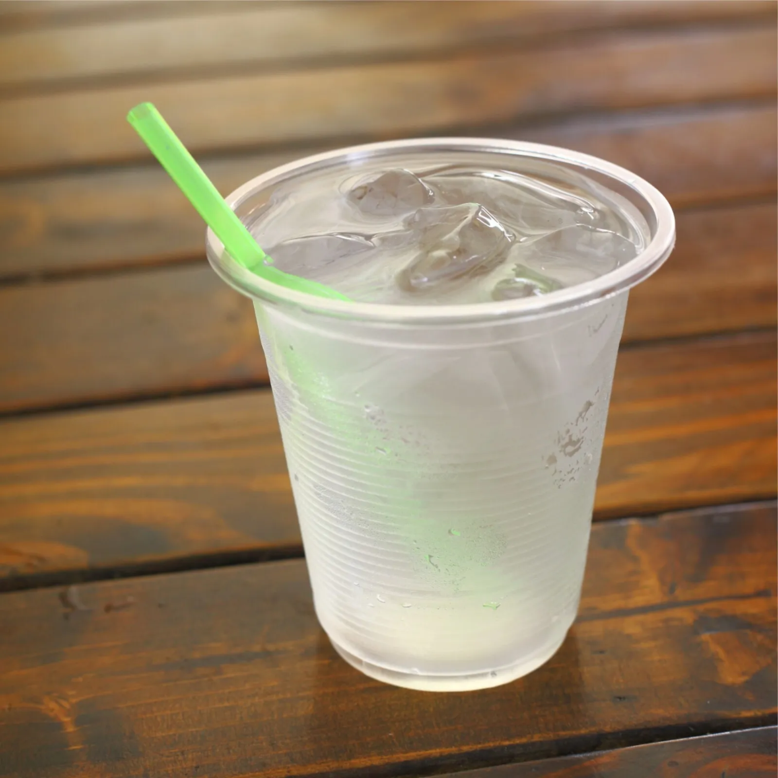 Plastic Cups Clear White Reusable Glasses Water Party Wedding Drinking 7oz Vend