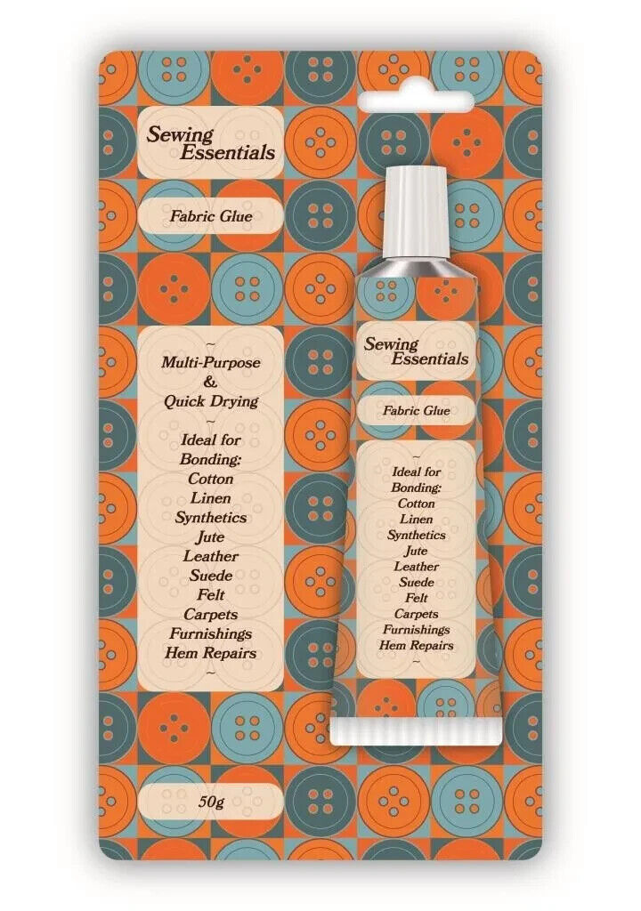 Fabric Glue for Clothes - Fabric Glue 50ml for DIY Crafts, Upholstery, Material