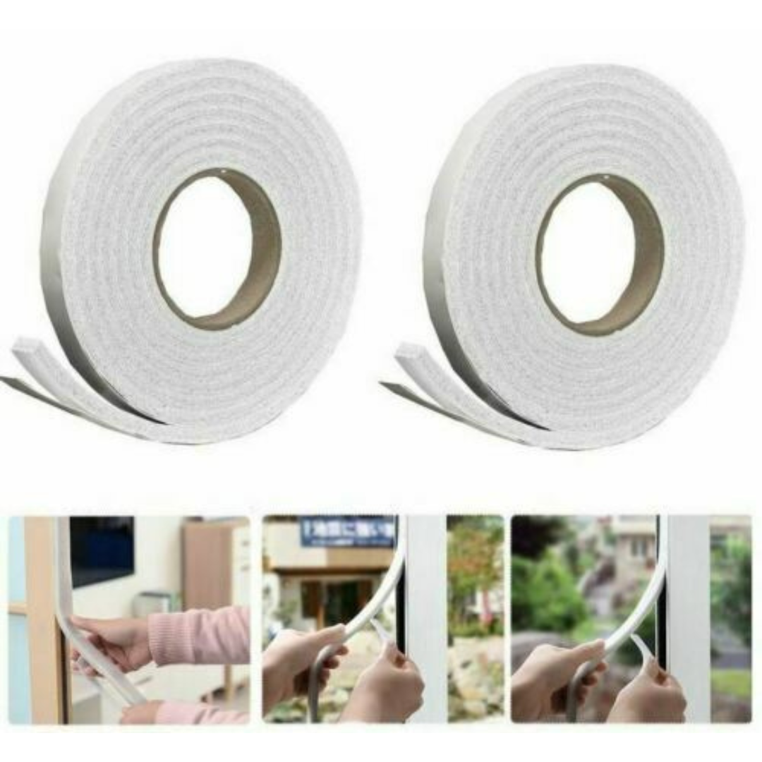 Weather Foam Tape Draught Excluder Seal Strip Insulation Window Door stop UK