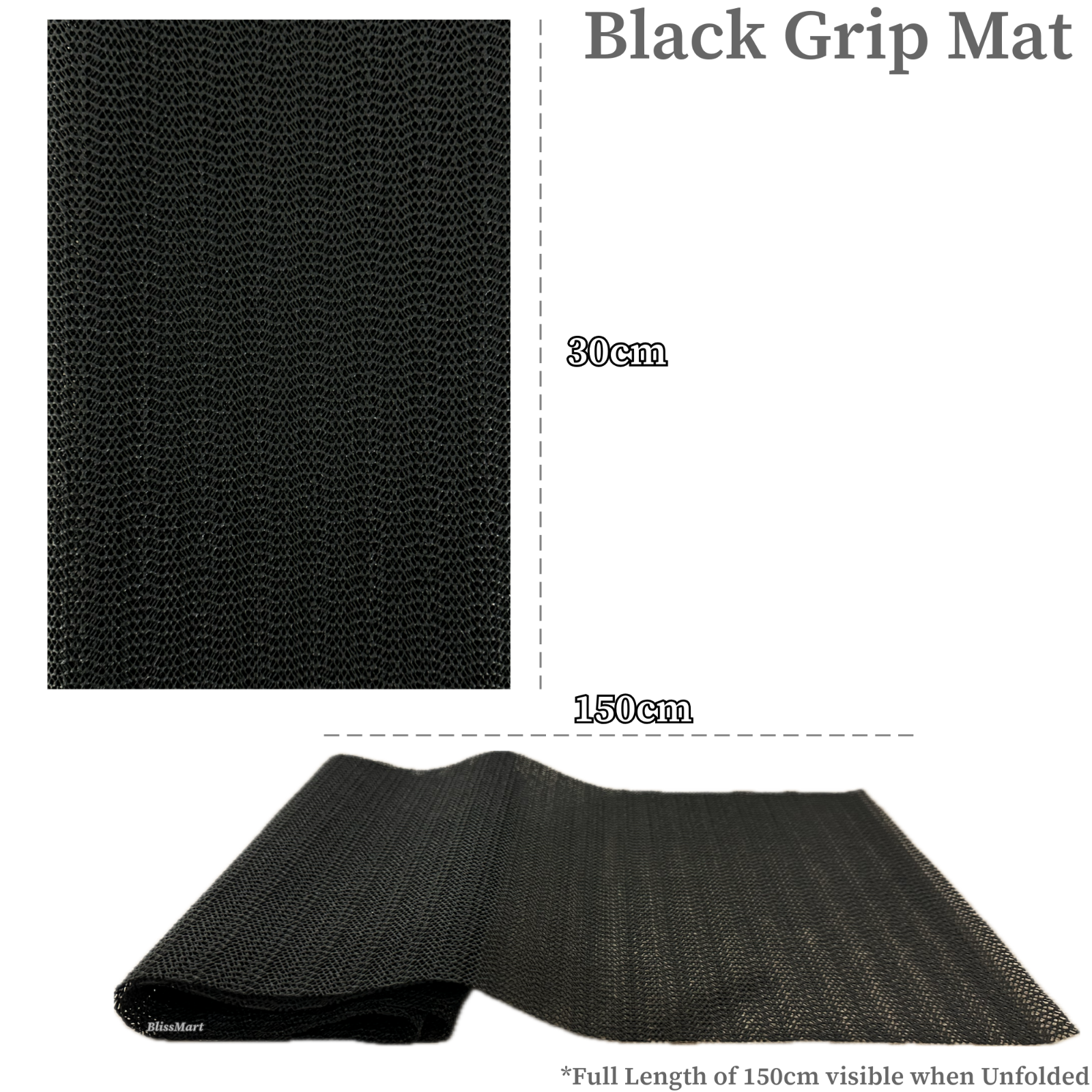 NON SLIP GRIP MAT 30 x 150cm ANTISLIP CARPET RUG CAR DASH HOME GARAGE SHED LINER