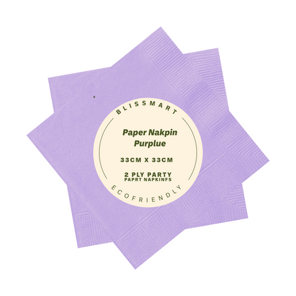 Paper Napkins Recyclable 2Ply Combination Serviettes Tissue Paper 33cm X 33cm