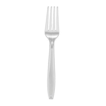300 Set Heavy Duty Clear Disposable Plastic Cutlery Spoons Forks Knives Reusable