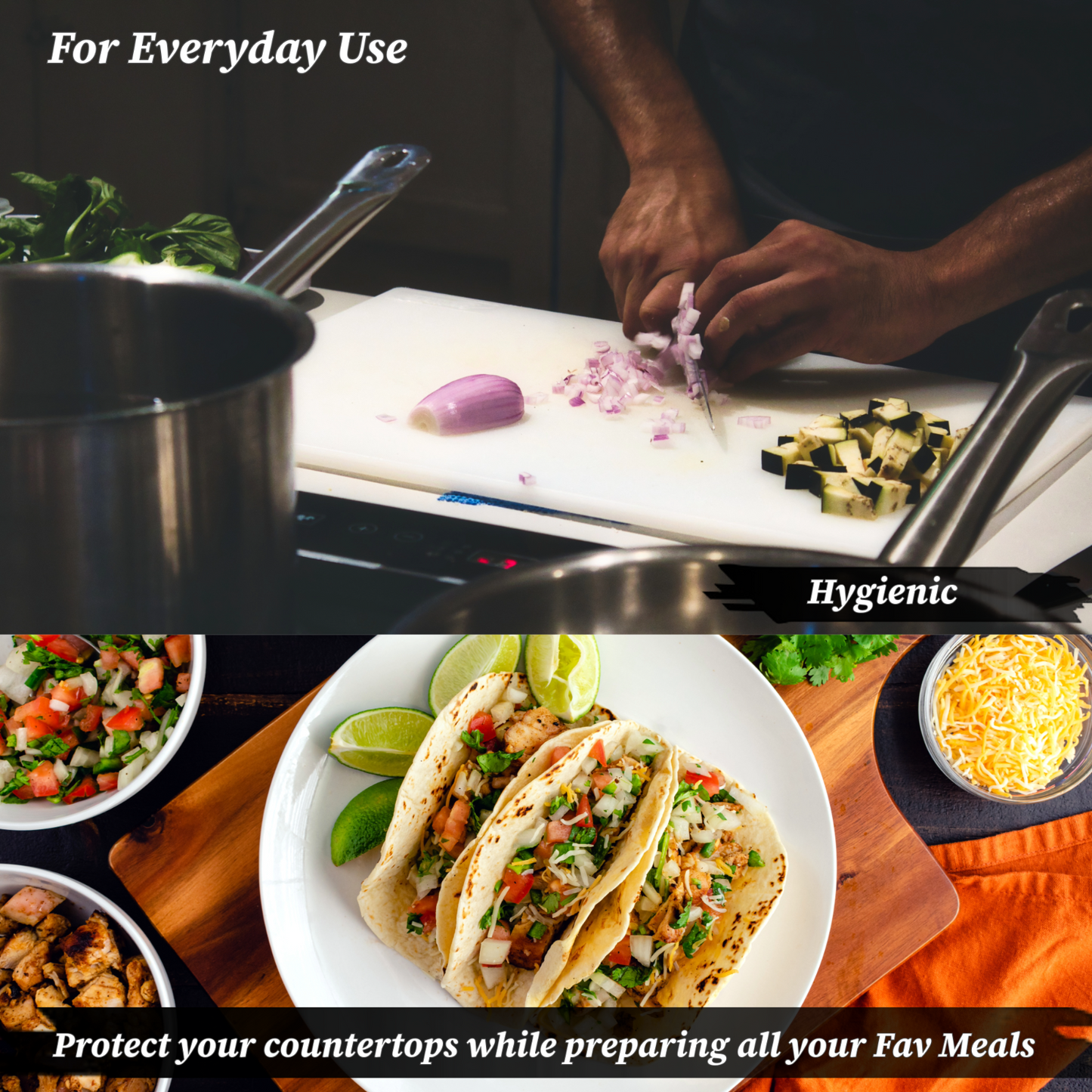 Plastic Chopping Boards Coded Cutting Board Baking Slice Vegetable Meat Food