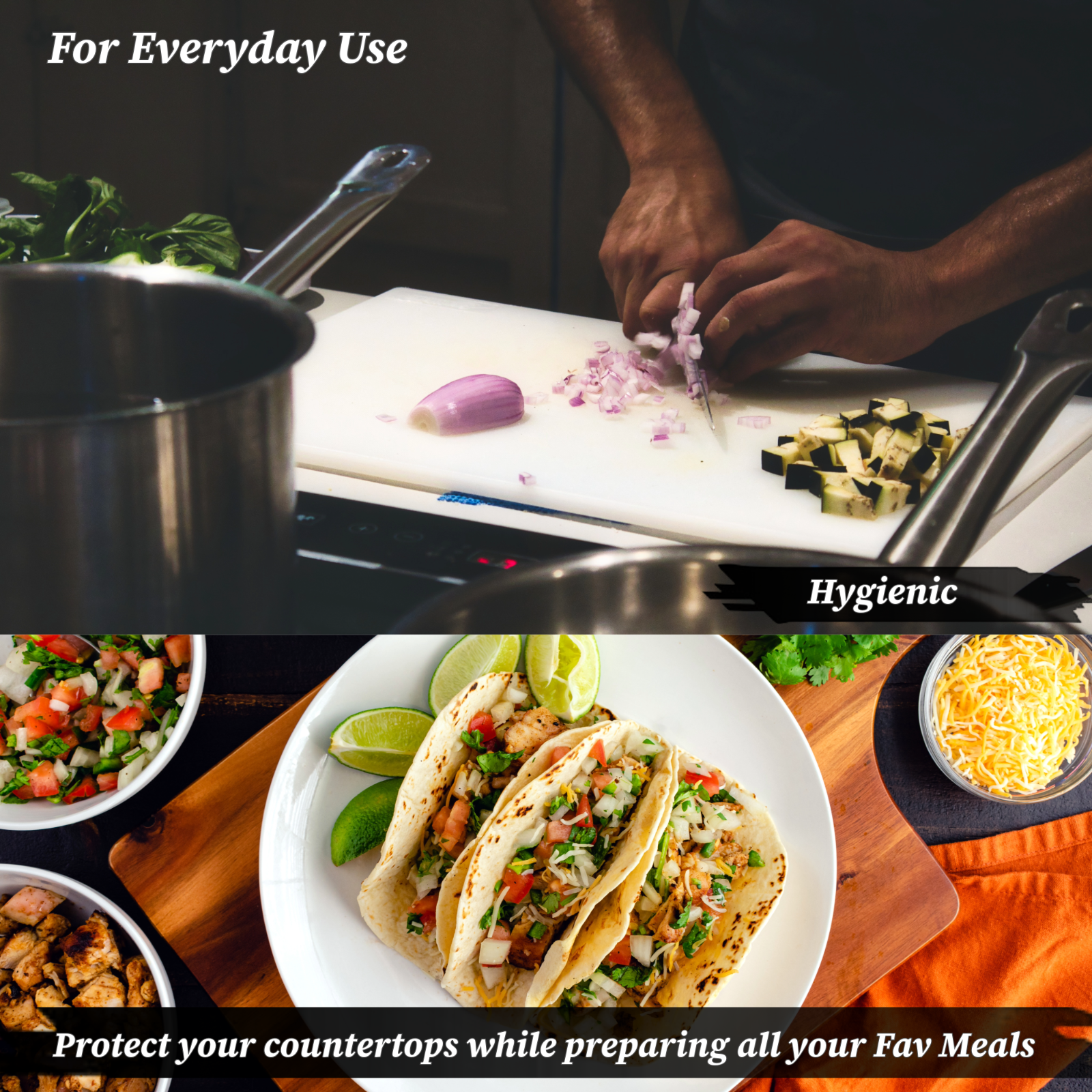 Plastic Chopping Boards Coded Cutting Board Baking Slice Vegetable Meat Food