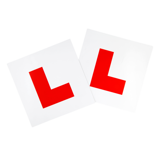 Magnetic L Plates UK Learner Car Driver Plate Sign Exterior Sticker Durable 2pc