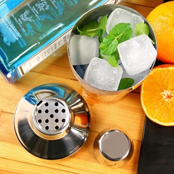 Cocktail Shaker 16oz Cocktail Maker Set with Built in Strainer and Jigger