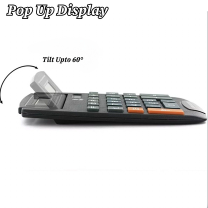 Jumbo Calculator 8 Digits Large Buttons School Office Business Desk Solar Tilt