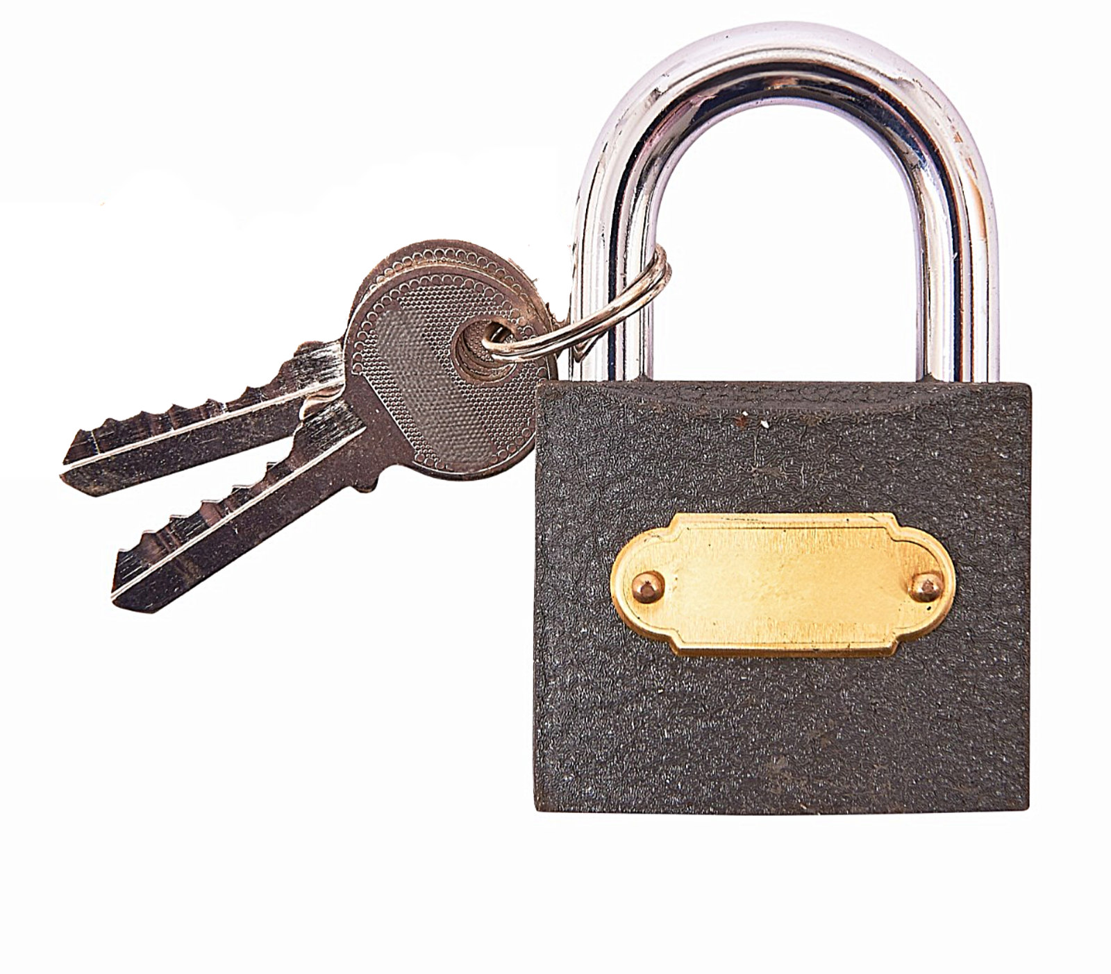 40mm Cast Iron Security Padlock Shackle Outdoor Shed Heavy Duty with 2 Keys