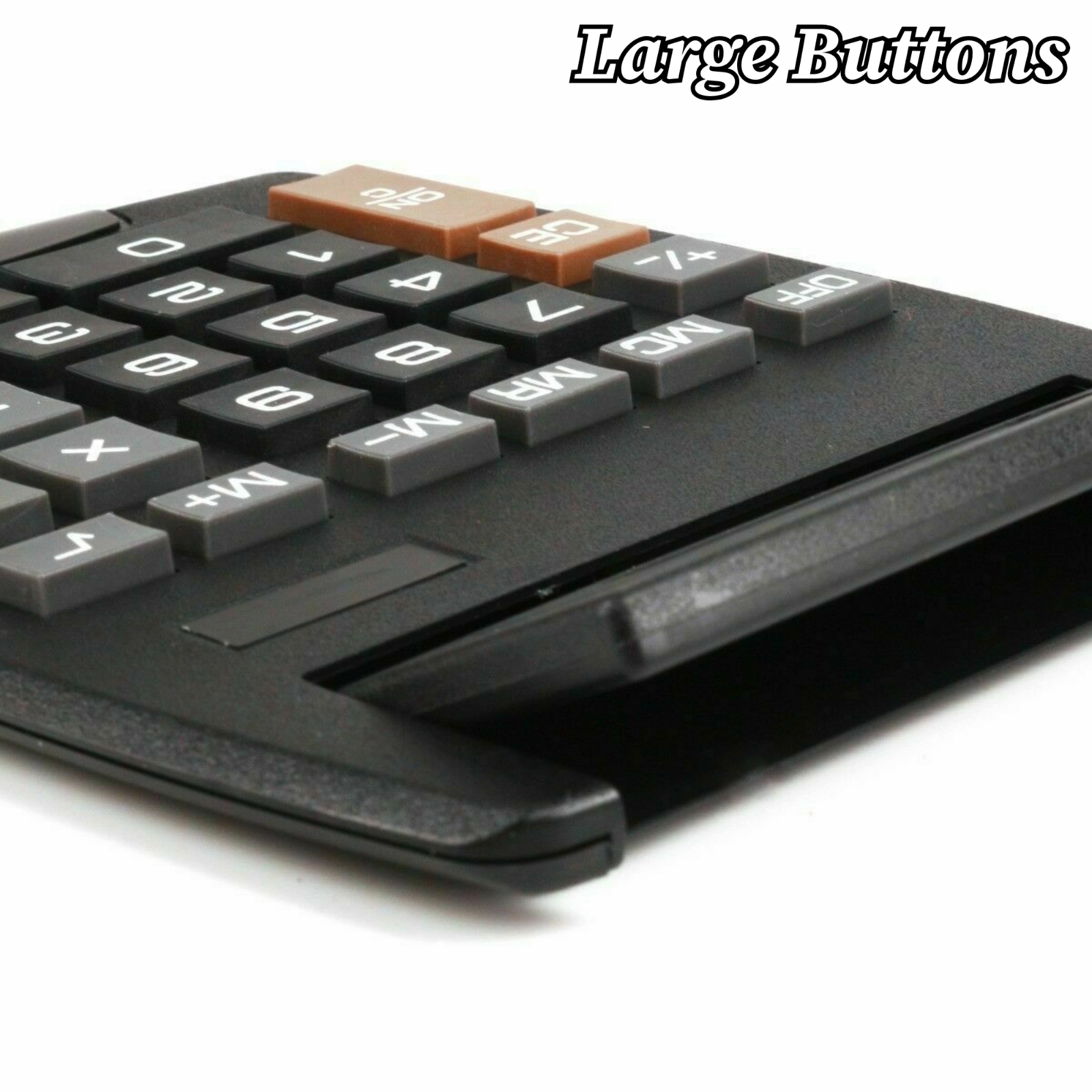 Jumbo Calculator 8 Digits Large Buttons School Office Business Desk Solar Tilt