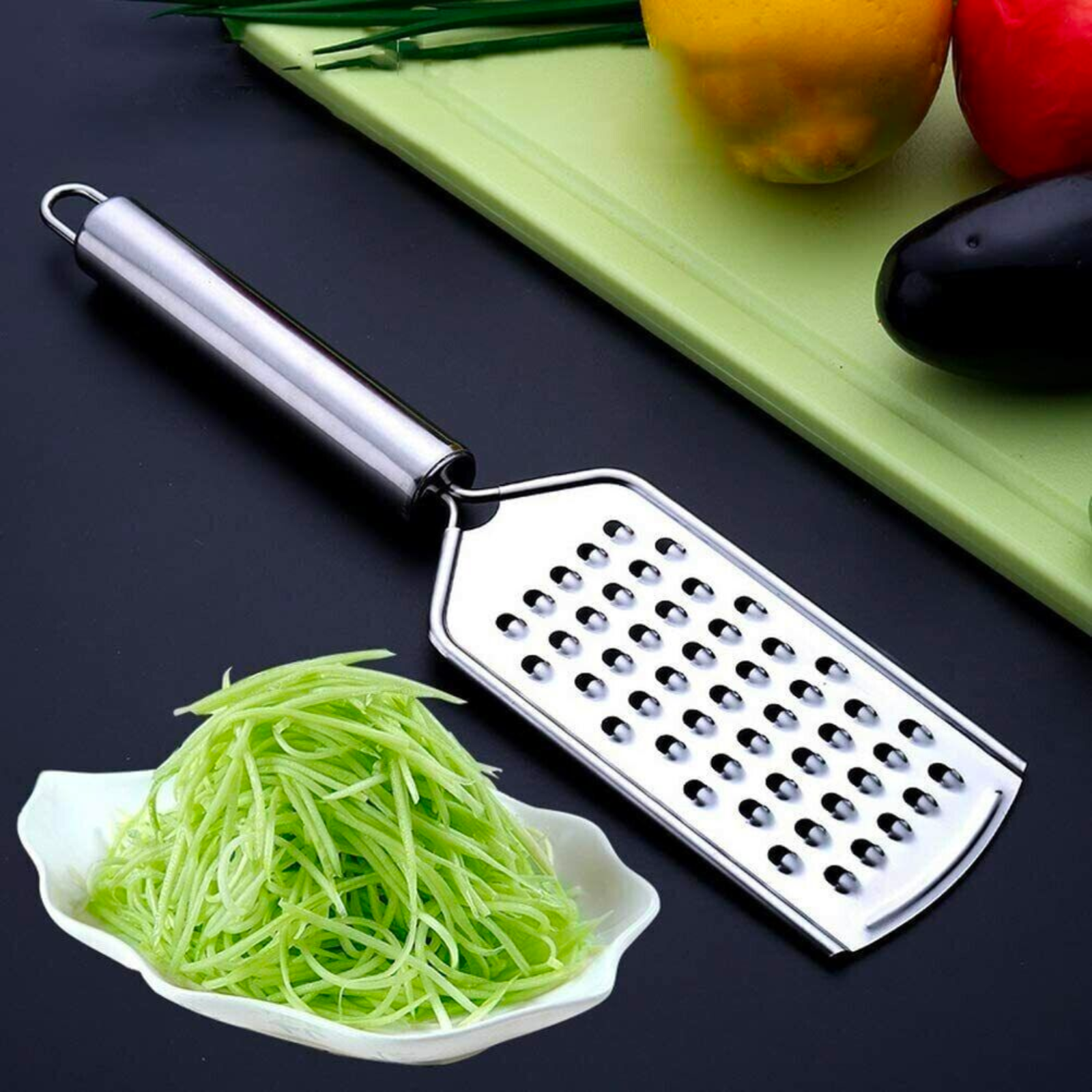 STAINLESS STEEL HAND FOOD GRATER cheese Parmesan Nutmeg Lemon Garlic Ginger 