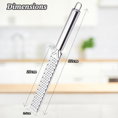 Lemon Zester Cheese Grater Stainless Steel Parmesan Spice, Ginger Citrus Zester