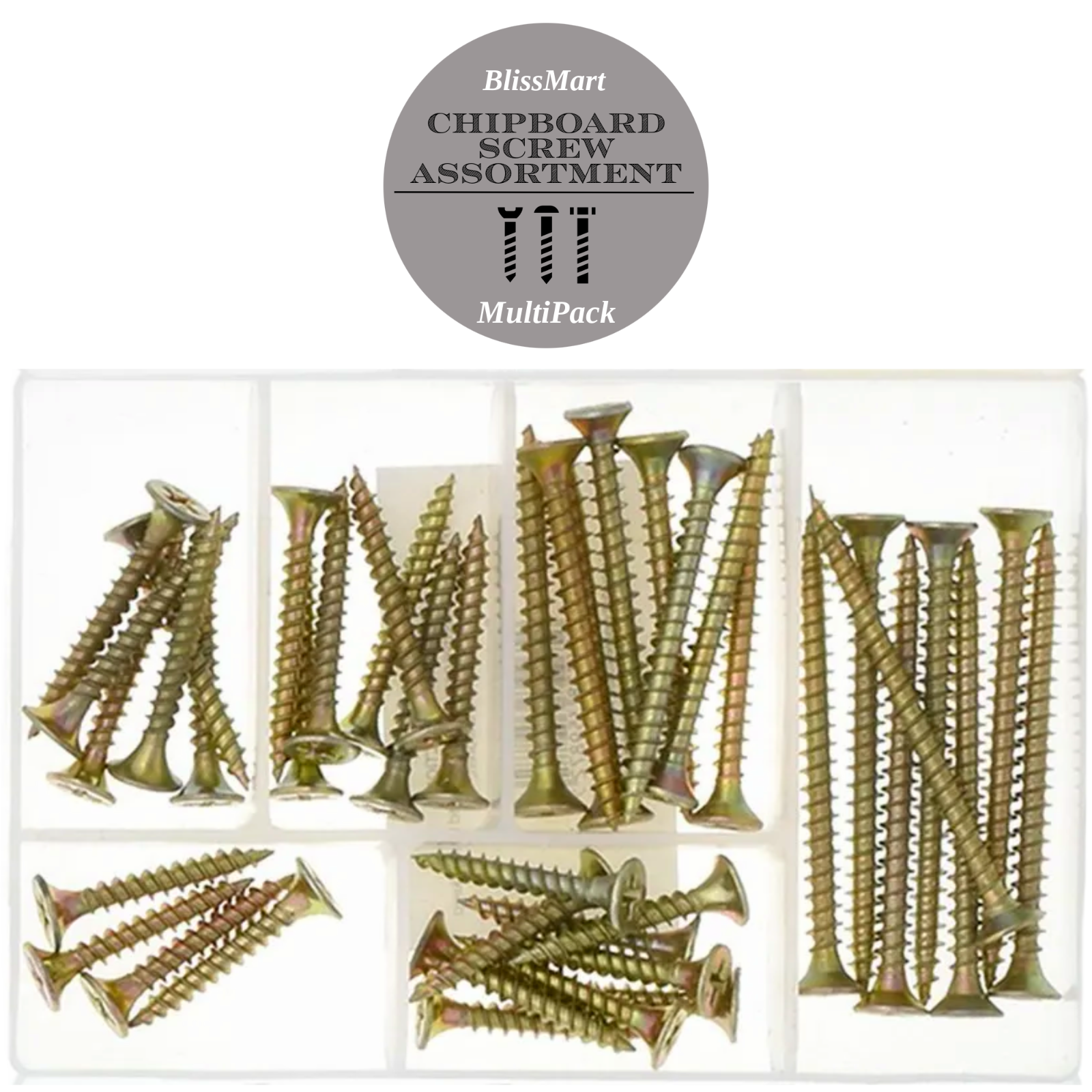 NAIL/SCREW/PLUG ASSORTED SET Tack Rawl Wall Anchor Galvanised Wood Fixing Kit