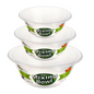 Clear Plastic Round MIXING BOWL Salad Serving Set Baking Kitchen Stirring Bowls
