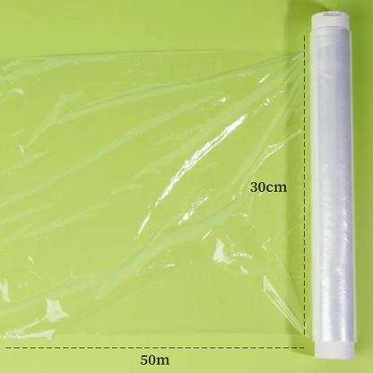 Cling Film Food Catering Clear Easy Cut Large Rolls Kitchen Wrap 50m x 30 cm x 3