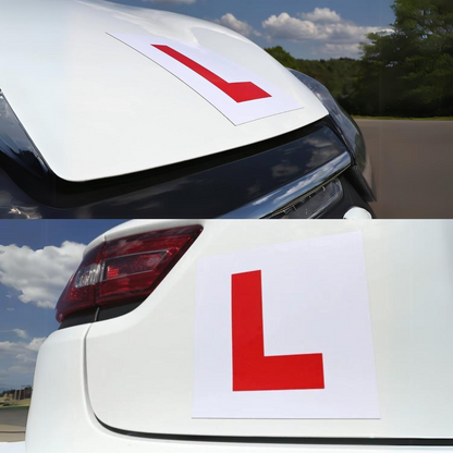 Magnetic L Plates UK Learner Car Driver Plate Sign Exterior Sticker Durable 2pc