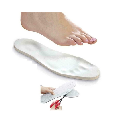 Shoe Insoles Insert Anti Odours Cotton Leather  Insole Men Women Sports 2 Pair