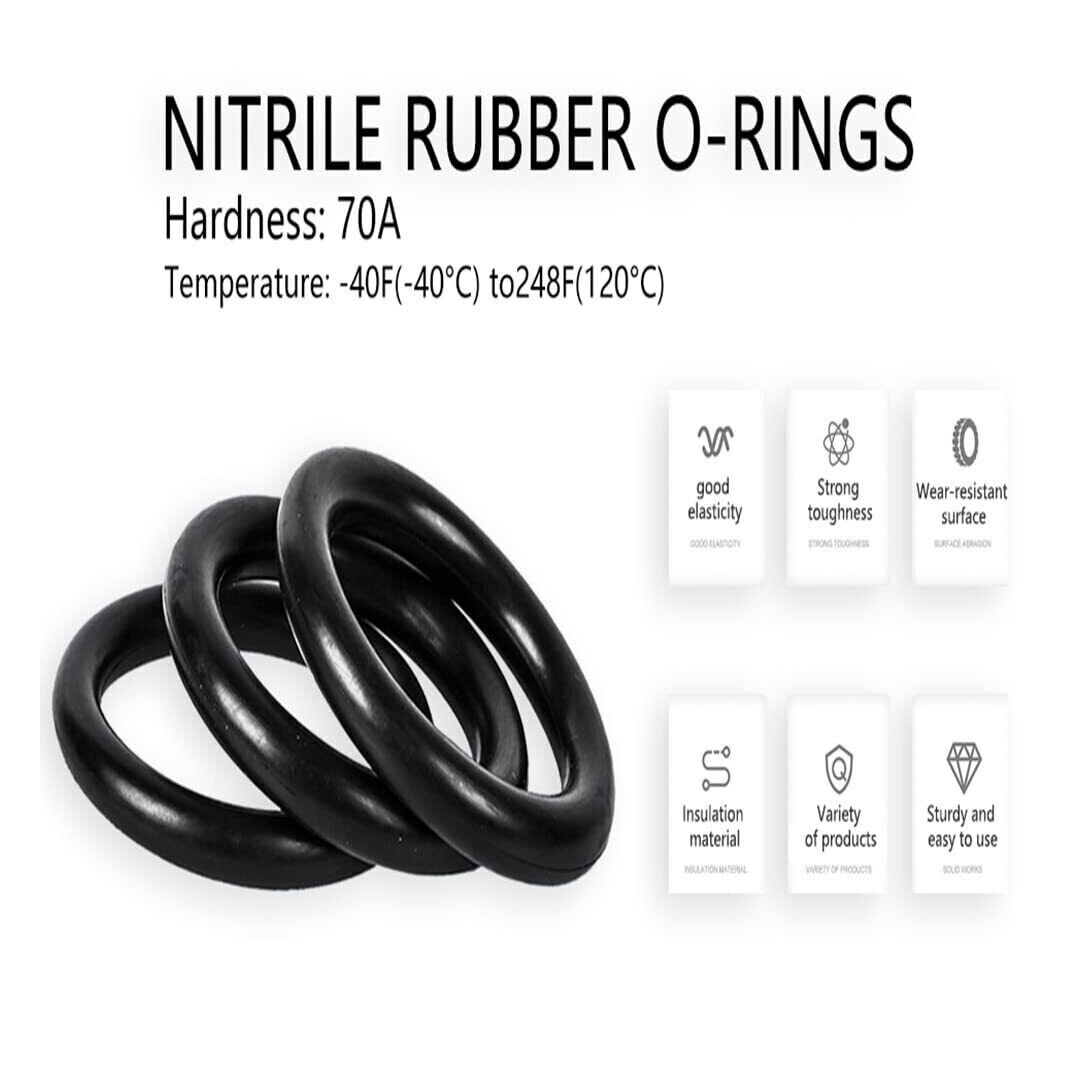 Assorted O RING SET Rubber Seals Tap Plumbing O-Ring Washer Kit Pack 50Pc