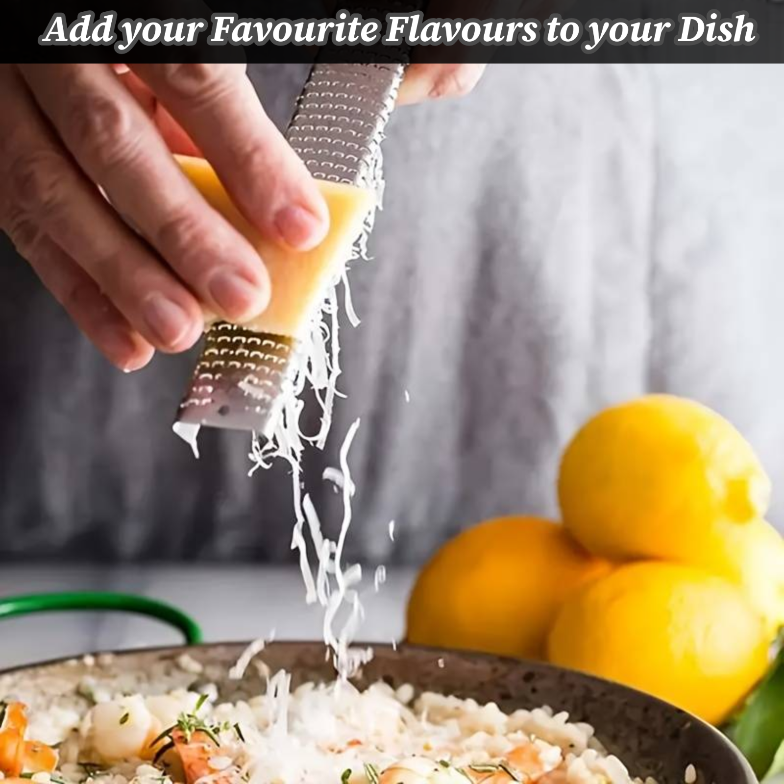 Lemon Zester Cheese Grater Stainless Steel Parmesan Spice, Ginger Citrus Zester