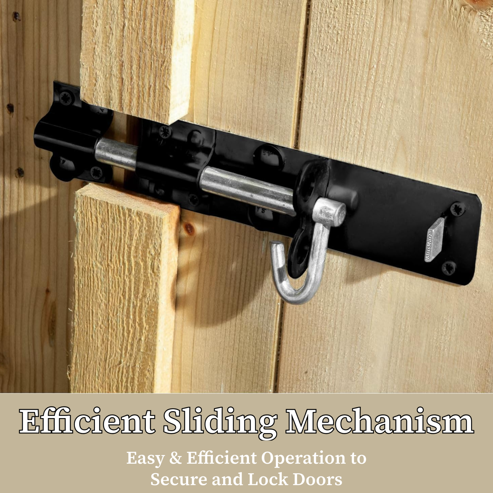 Brenton Pad Bolt Heavy Duty 4"6"8" Padbolts Sliding Gate Latch Garage Door Lock