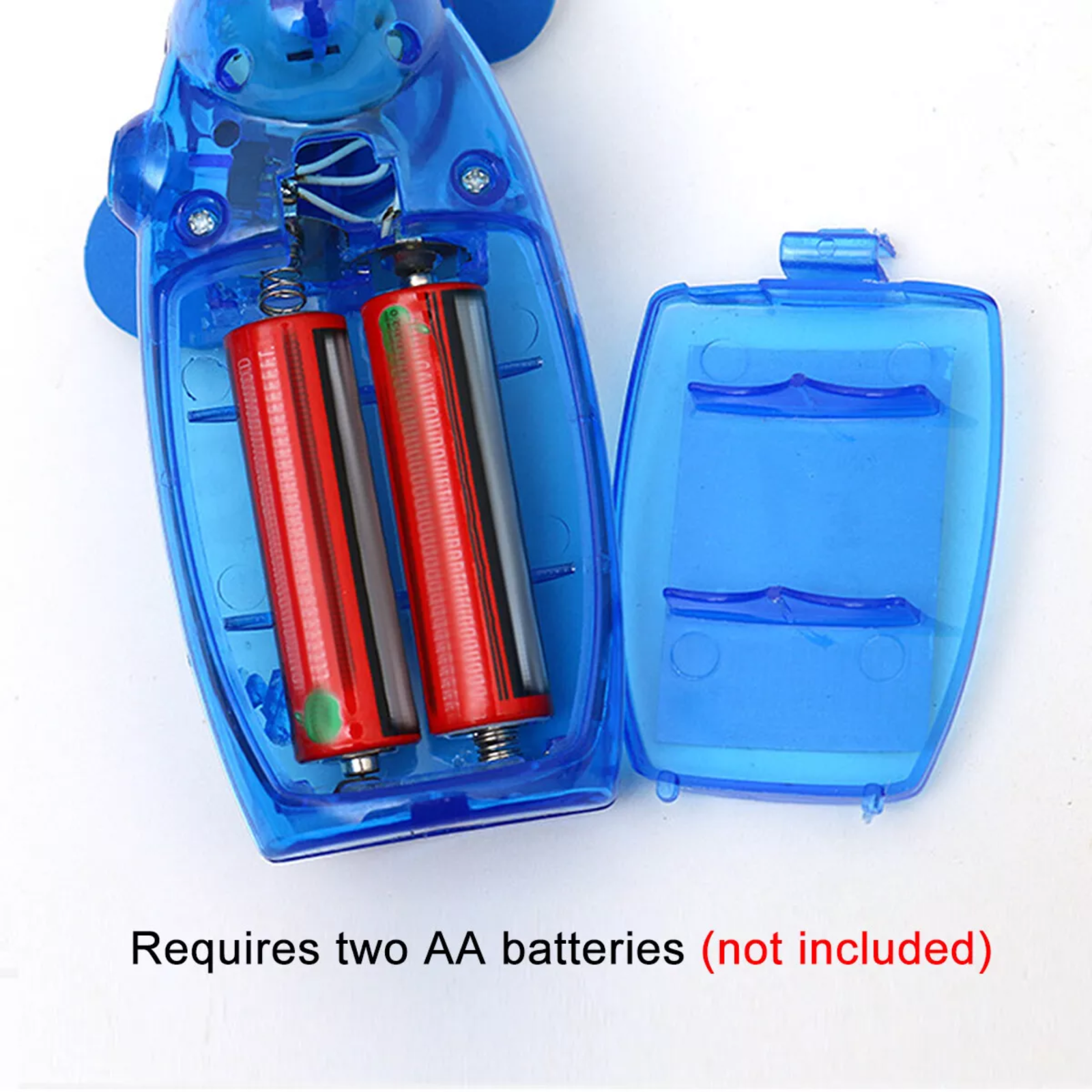 Mini Hand-held fan Portable Lightweight Battery Operated Cooler Soft Blade x 2Pc