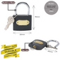 Brass Padlock Small Durable Lightweight For Suitcase Gym Locker Cabinet 20-40mm