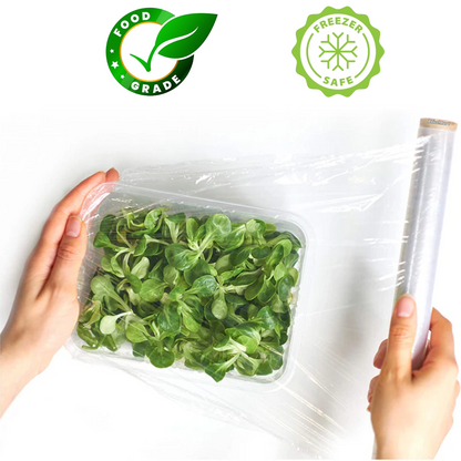 Cling Film Food Catering Clear Easy Cut Large Rolls Kitchen Wrap 50m x 30 cm x 3
