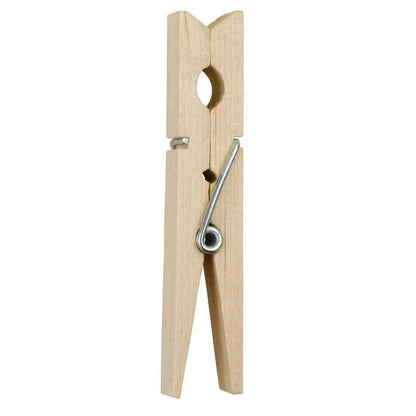 Solid Wooden Clothes Pegs Clips Washing Line Airer Rotary Garden Dry Laundry