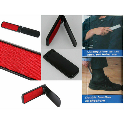 Folding Lint Brush | Reusable Travel Clothes & Pet Hair Remover