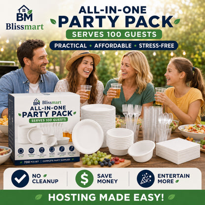 All-in-One Party Pack | 100-Guest Tableware Bundle