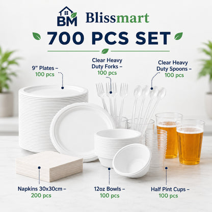 All-in-One Party Pack | 100-Guest Tableware Bundle