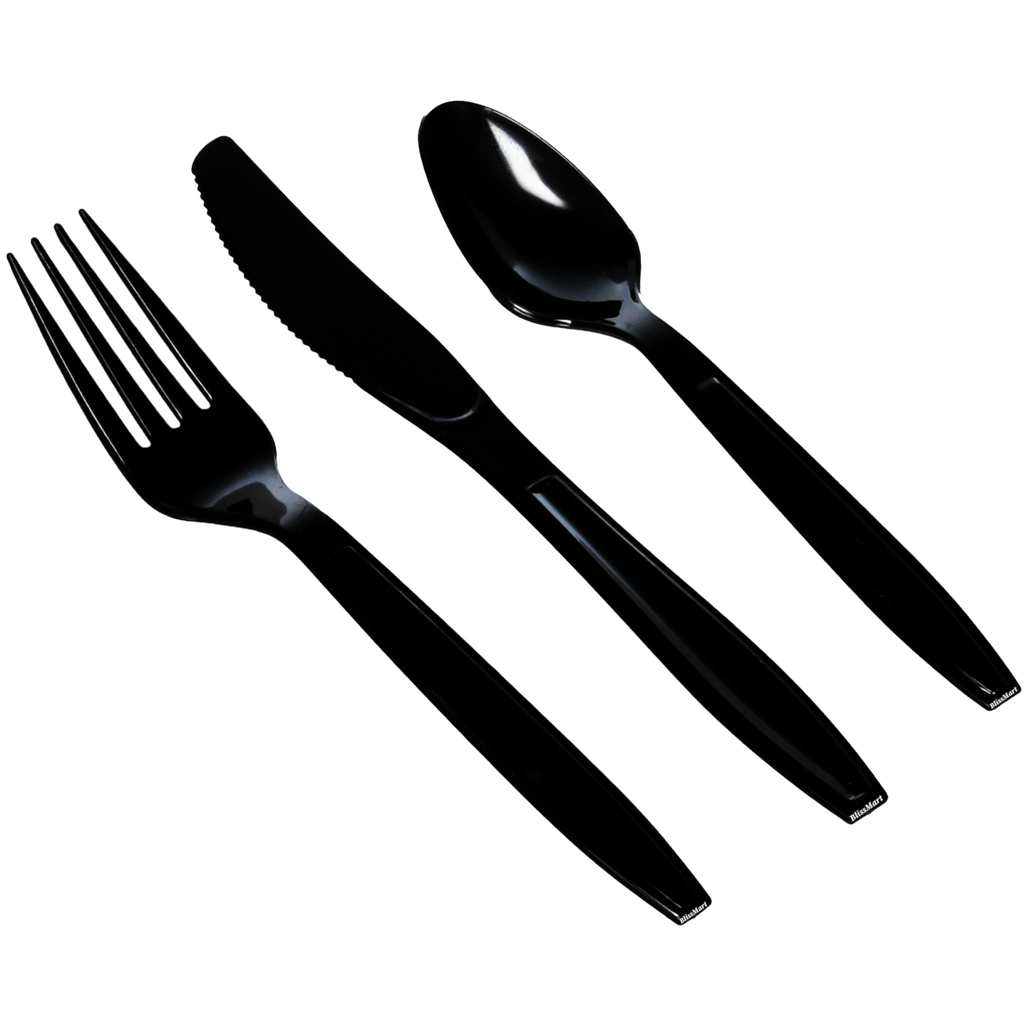 Reusable Plastic Cutlery Set – Spoons, Forks & Knives | Durable, Washable & Eco-Friendly Tableware for Home, Events & Catering
