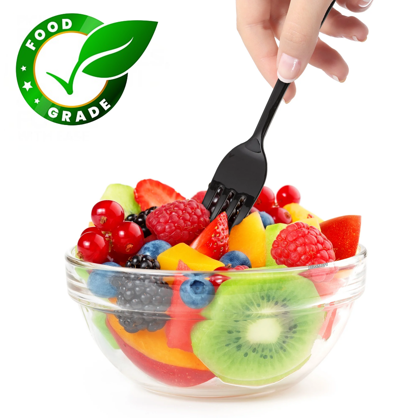 Reusable Plastic Cutlery Set – Spoons, Forks & Knives | Durable, Washable & Eco-Friendly Tableware for Home, Events & Catering