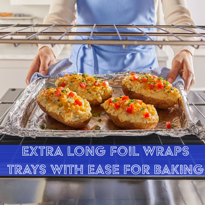 Heavy Duty Aluminium Foil Roll | Strong & Durable Catering Foil for Kitchen & Baking