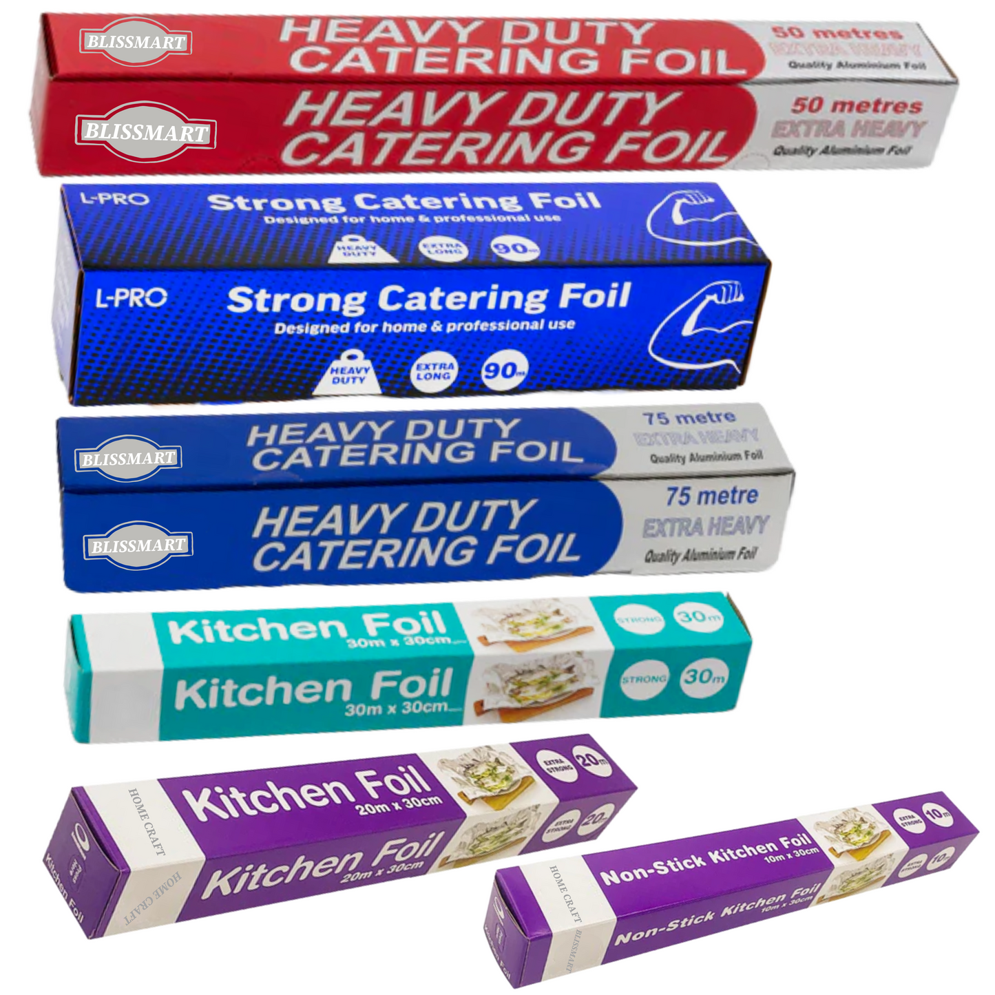 Heavy Duty Aluminium Foil Roll | Strong & Durable Catering Foil for Kitchen & Baking