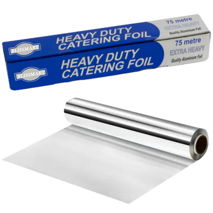 Heavy Duty Aluminium Foil Roll | Strong & Durable Catering Foil for Kitchen & Baking