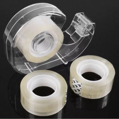 Clear Tape | Strong Crystal-Clear Sticky Tape for Home & Office